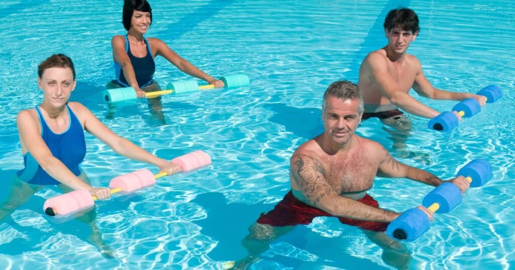 swimming